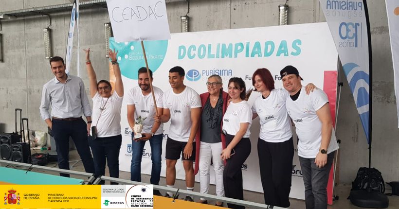 Personas usuarias del Ceadac participan en la tercera edición de las DCOlimpiadas